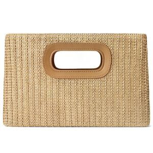 4715 Straw Clutch Handbags Summer Clutch Woven Boho Beach Bags Straw Purses